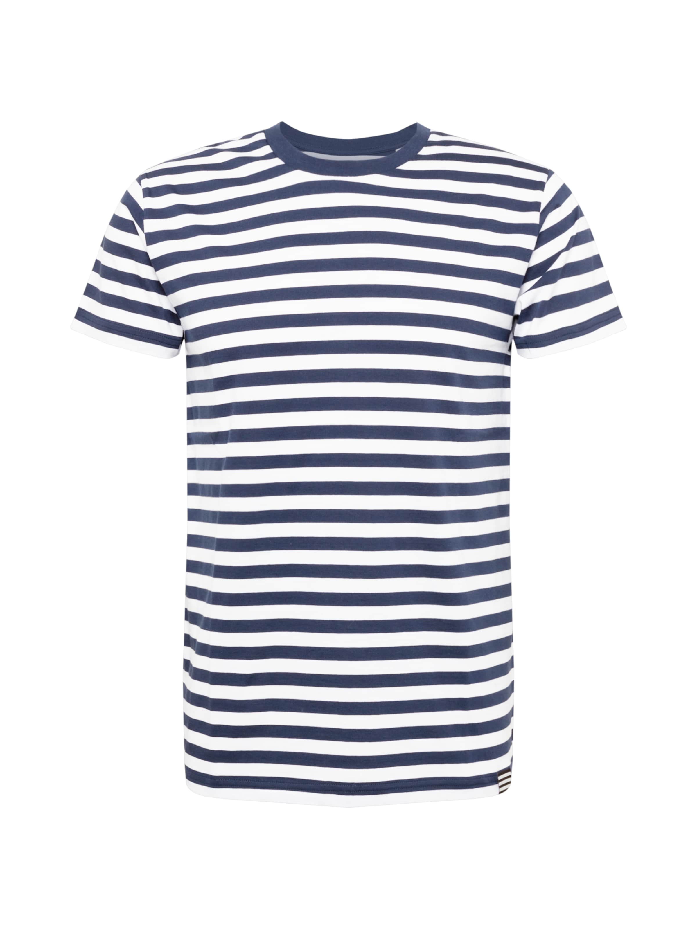T-Shirt MADS NORGAARD COPENHAGEN en bleu : devant
