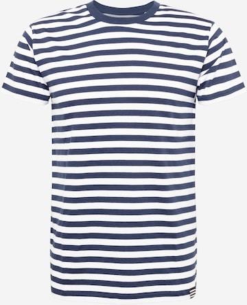 T-Shirt MADS NORGAARD COPENHAGEN en bleu : devant