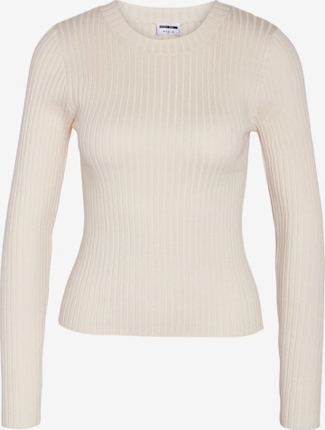 Noisy may Sweater 'FIFI' in Beige: front