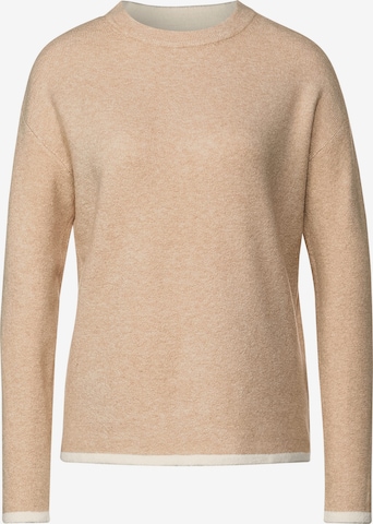 STREET ONE Sweater in Beige: front