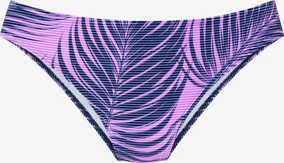 XS dydžio Sportinio bikinio kelnaitės iš LASCANA ACTIVE, spalva – tamsiai mėlyna jūros spalva / orchidėjų spalva / balta, Prekių apžvalga