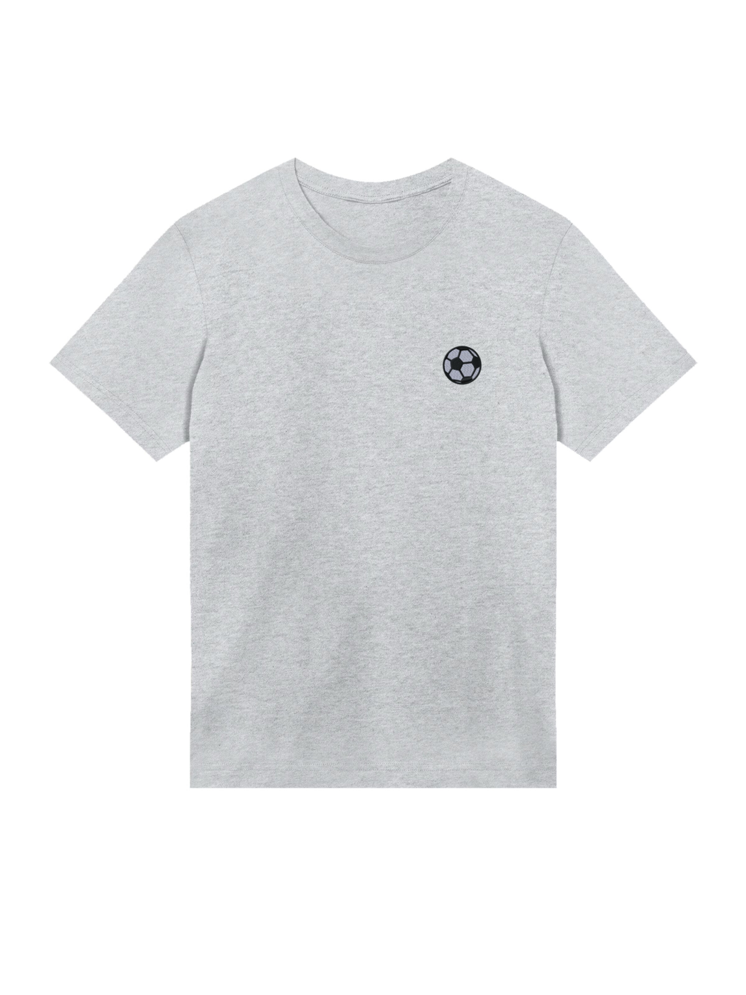 F4NT4STIC Shirt 'Soccer' in Grijs: voorkant