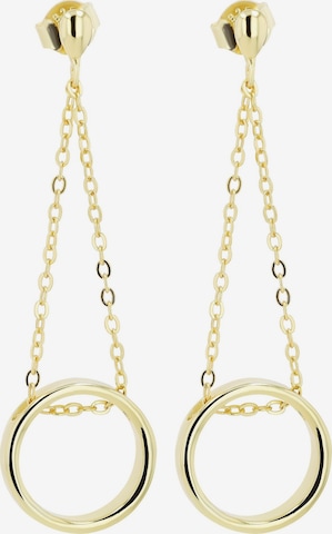 Akzent Earrings '"Mary" aus 925 Sterlingsilber, rhodiniert, langlebig' in Gold: front