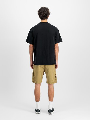 Slimfit Pantaloni sportivi di ALPHA INDUSTRIES in beige