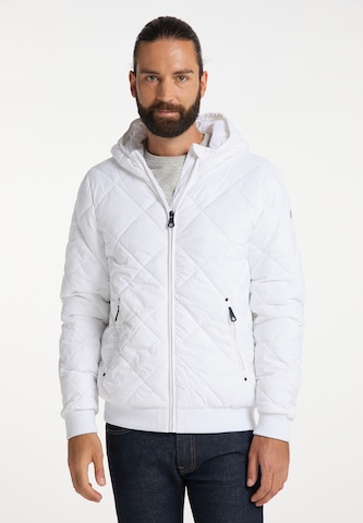 Veste mi-saison DreiMaster Maritim en blanc : devant