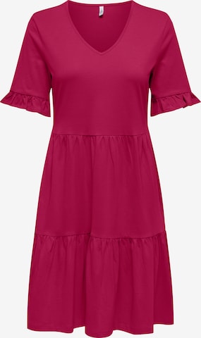 ONLY Платье 'ONLBLOOM' в Красный: спереди