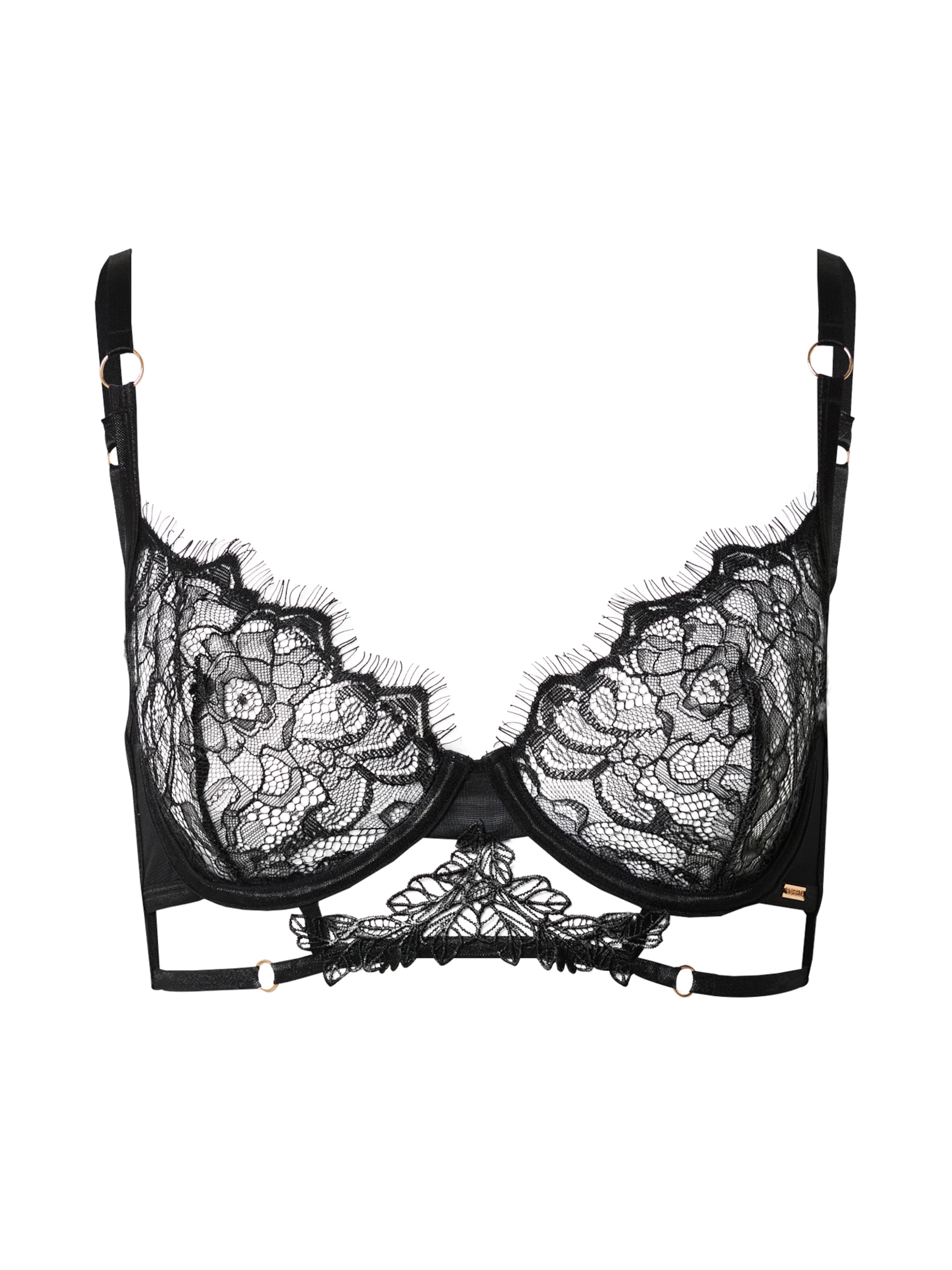 Bluebella Korzet Podprsenka 'Lumi' - Čierna: predná strana