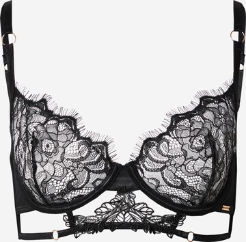 Bustier Soutien-gorge 'Lumi' Bluebella en noir : devant