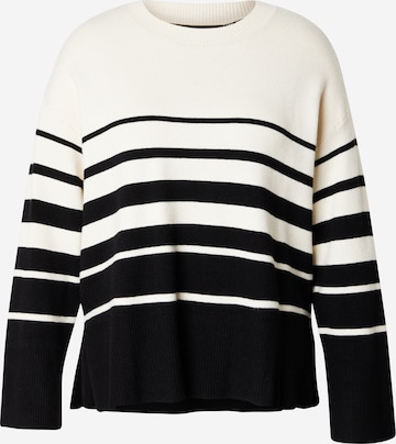 Vero Moda CurvePulover 'VMCSABA' - bijela boja: prednji dio