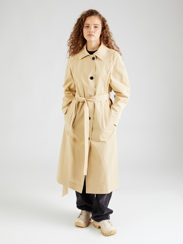 HUGO Between-Seasons Coat 'Moleri-1' in Beige: front