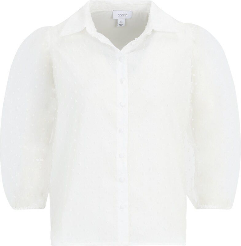 Coast Bluse 'Dobby' in Offwhite QB6808 Coast Bluse 'Dobby' in Offwhite QB6808