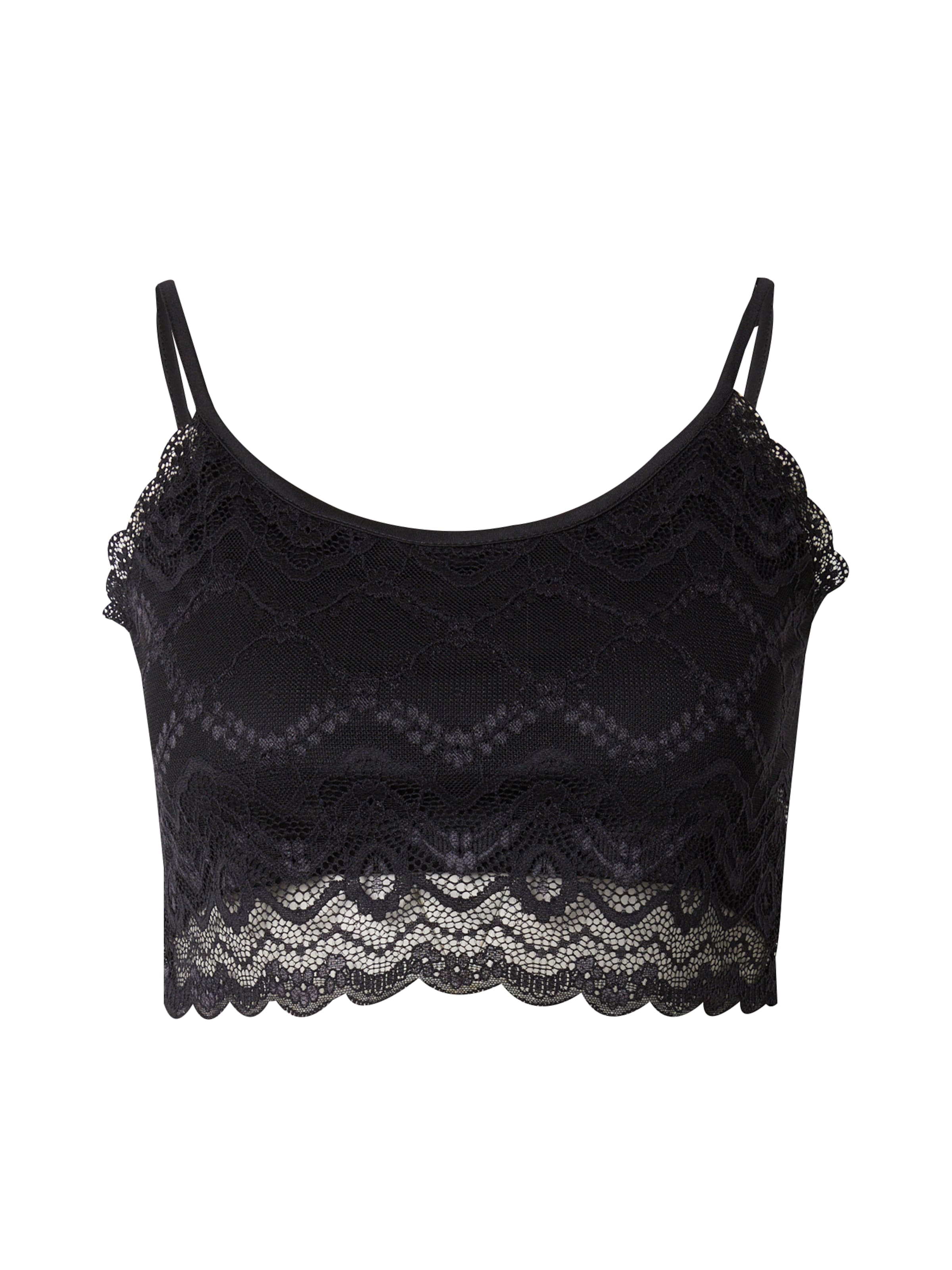 ABOUT YOU Top 'Maura' – černá: přední strana