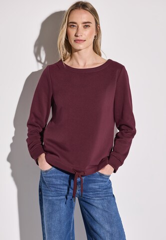 STREET ONE Sweatshirt in Red: front