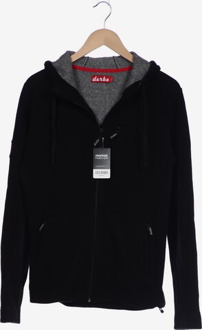 Derbe Sweatshirt & Zip-Up Hoodie in L in Black: front