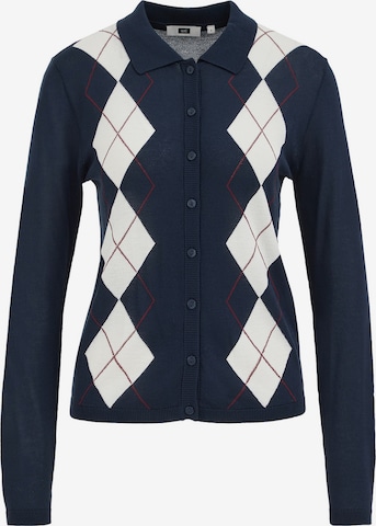 WE Fashion Strickjacke in Blau: Vorderseite