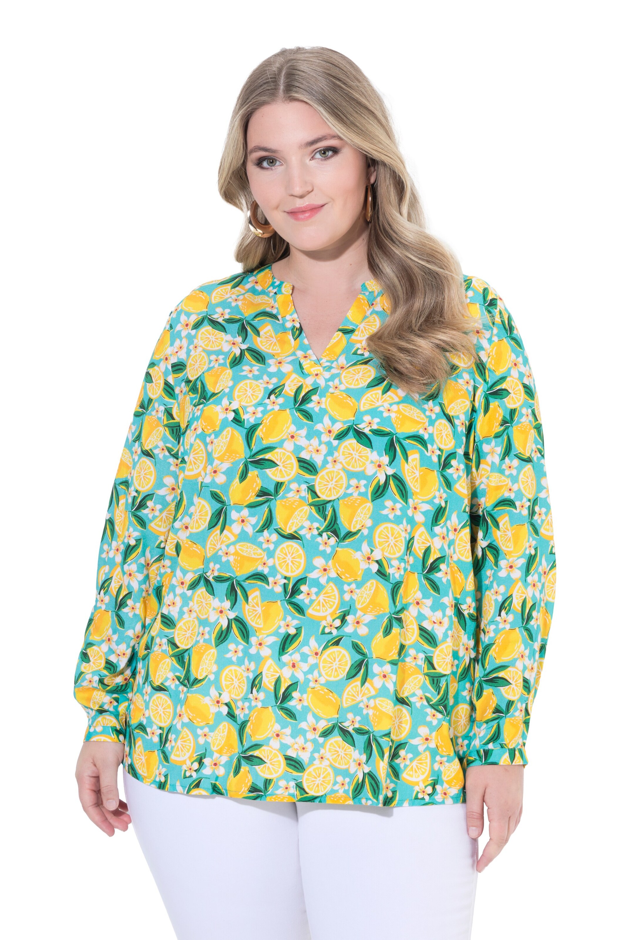 MIAMODA Blouse in Green: front