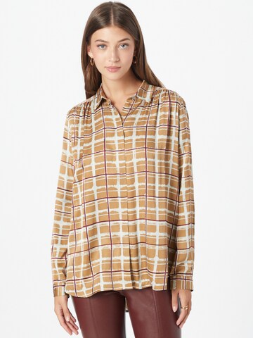 Camicia da donna di ESPRIT in beige: frontale