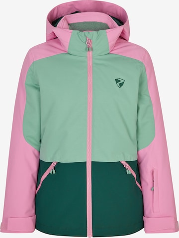 ZIENER Athletic Jacket 'Amely' in Green: front