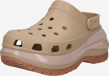 Crocs Clogs in Brown: front