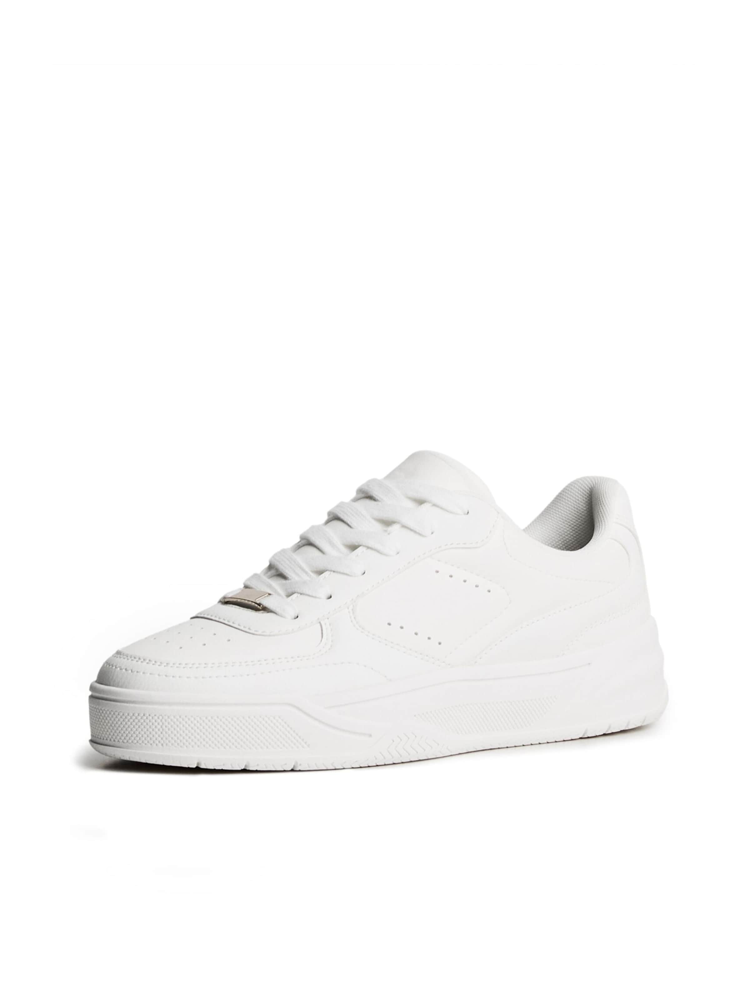 Sneaker bassa Bershka di colore bianco, Visualizzazione prodotti