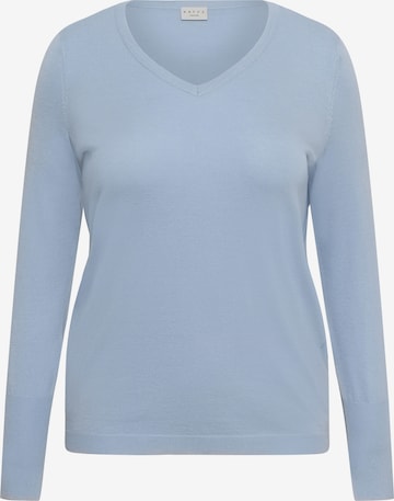 Pull-over 'KCLizzy' KAFFE CURVE en bleu : devant