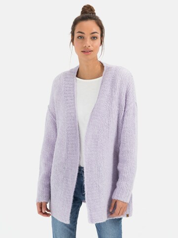 CAMEL ACTIVE Knit Cardigan in Purple: front
