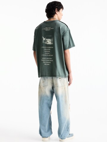 Pull&Bear T-Shirt in Grün