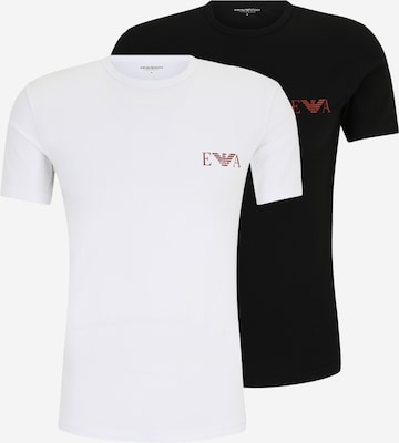 juoda Emporio Armani Apatiniai marškinėliai: priekis