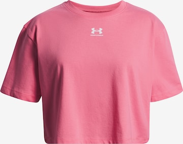 UNDER ARMOUR Funktionsshirt 'Rival' in Pink: Vorderseite