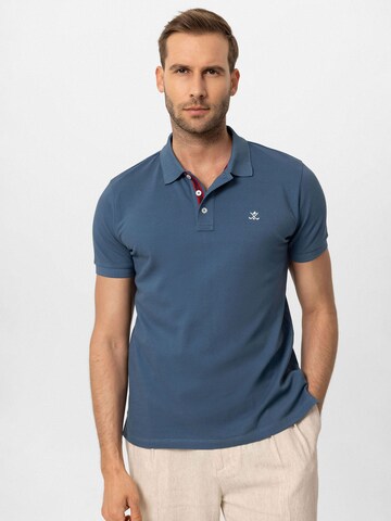 Antioch Poloshirt in Blau: Vorderseite