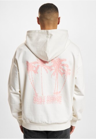 Just Rhyse Sweatshirt 'WavyPalms' in Wit: voorkant