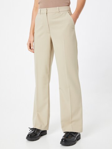 Designers Remix Wide Leg Hose 'Lyna' in Beige: predná strana