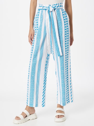 VERO MODA Wide leg Broek 'DICTHE' in Blauw: voorkant