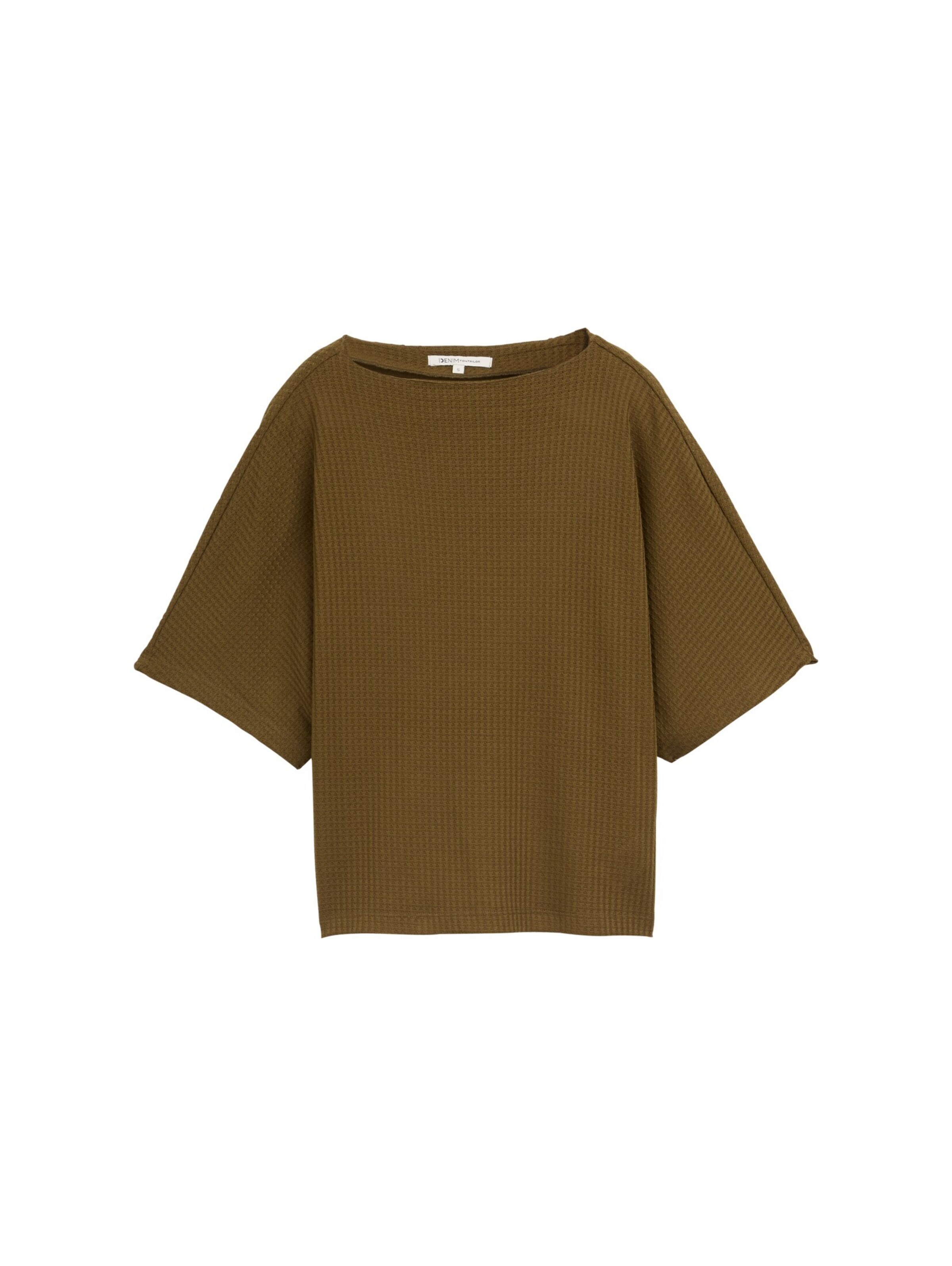 TOM TAILOR DENIM Shirt in Groen: voorkant