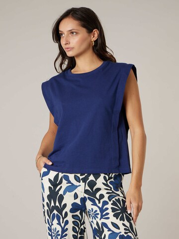 Deeluxe Shirt 'Orezia' in Blauw: voorkant