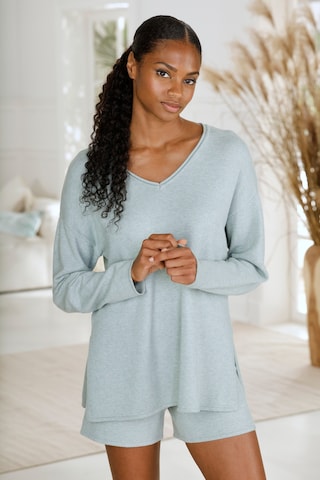 Sweat-shirt LASCANA en vert : devant
