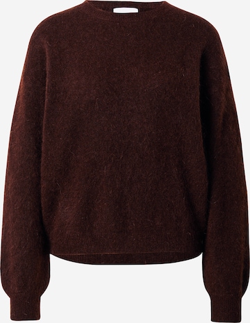 TWNS THE LABEL Pullover 'Westminster' in Braun: Vorderseite