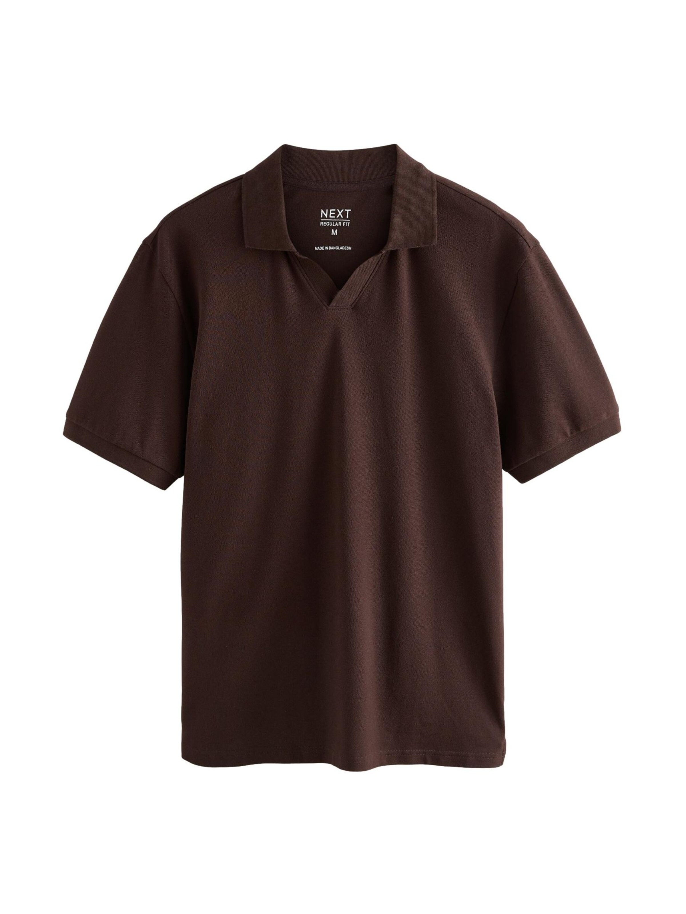 Next Poloshirt in Braun: Vorderseite