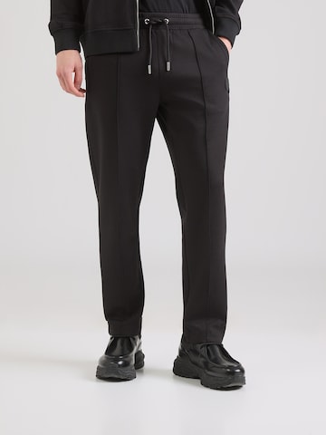 Regular Pantalon Karl Lagerfeld en noir : devant