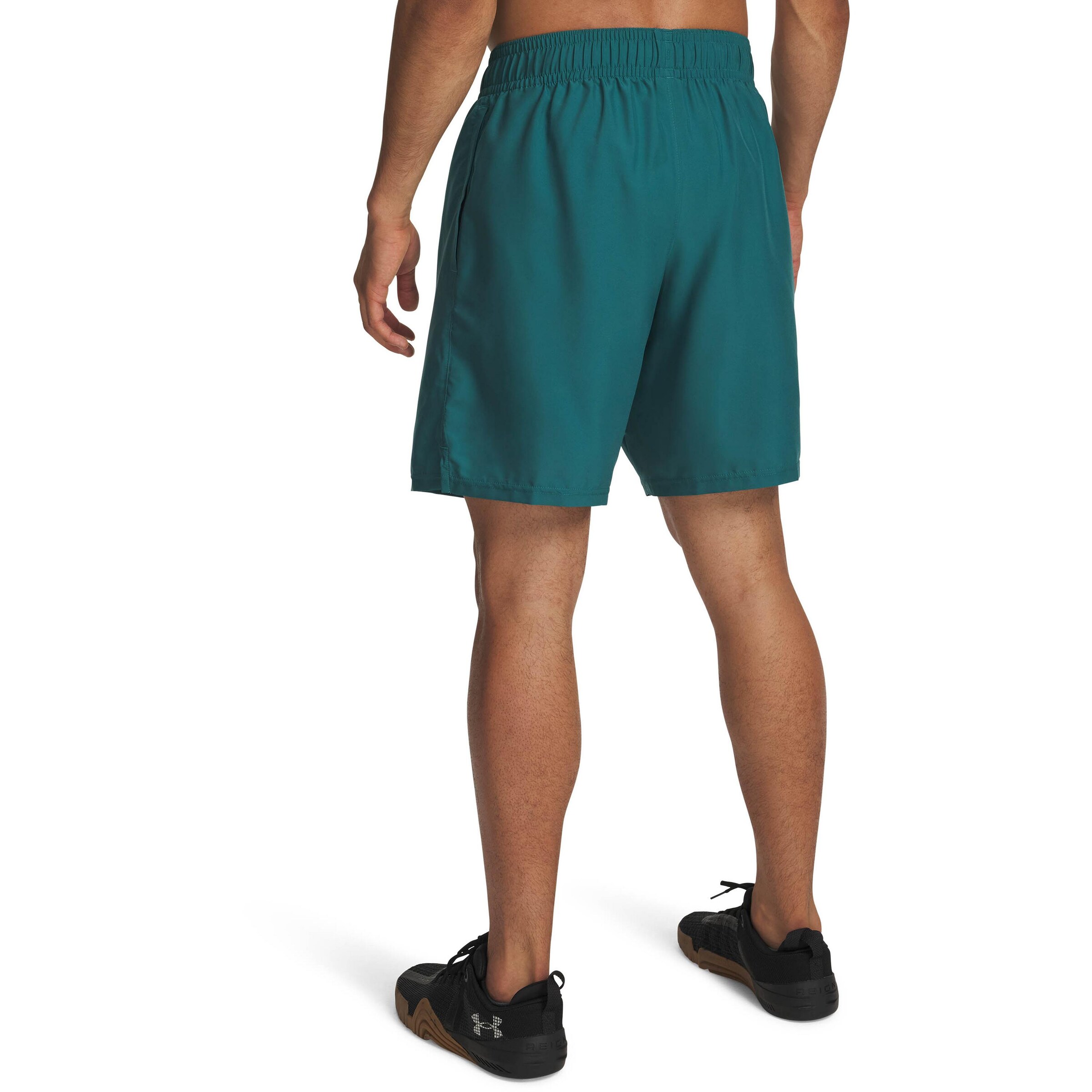 UNDER ARMOUR Regular Sportbroek 'Woven Wordmark' in Groen
