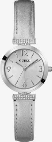 GUESS Analoog horloge 'Array' in Zilver: voorkant