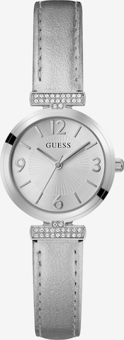 GUESS Analoog horloge 'Array' in Zilver: voorkant