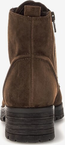 GABOR Lace-Up Ankle Boots in Brown