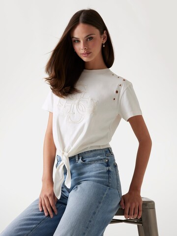 GUESS Shirt in Wit: voorkant
