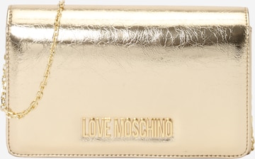 Love Moschino Listová kabelka - Zlatá: predná strana