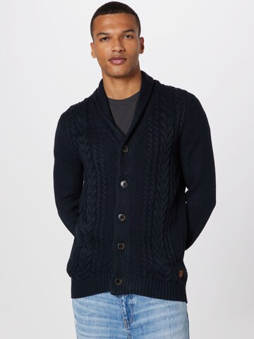 JACK & JONES - Casaco de malha 'CRAIG' em azul: frente