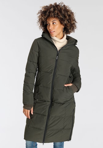 KangaROOS Outdoor Coat in Green: front