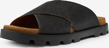 CAMPER Mules 'Brutus' in Black: front