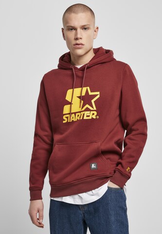 Starter Black Label Regular Sweatshirt i röd: framsida