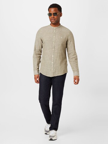 Casual Friday Slim fit Button Up Shirt 'Anton' in Green